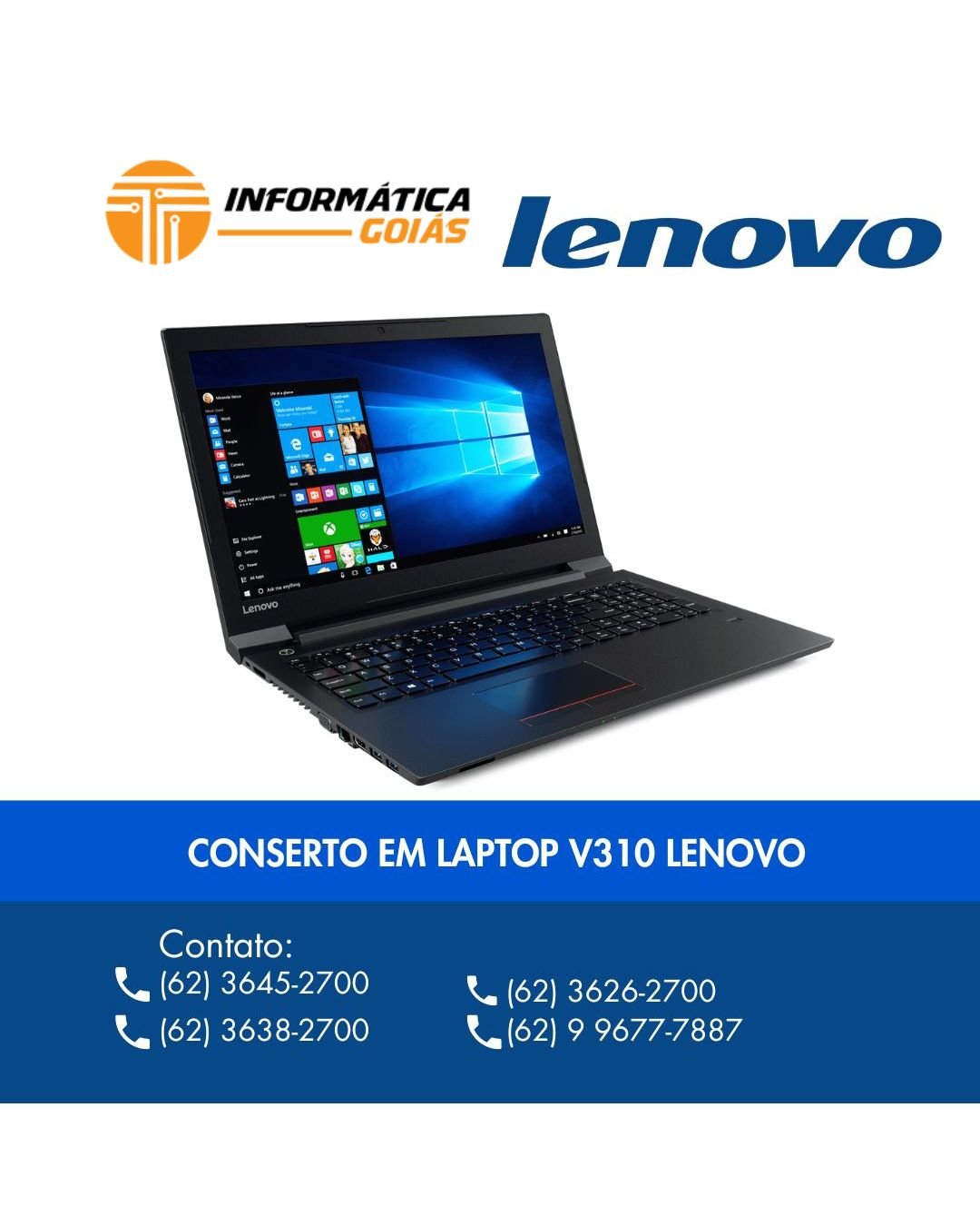 CONSERTO EM LAPTOP V310 LENOVO